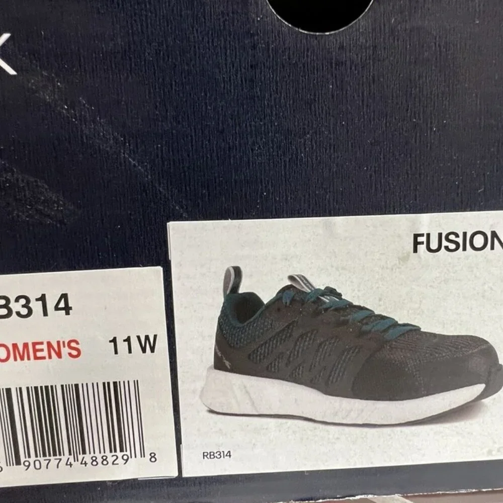 Reebok Fusion Flexweave Work Sneaker Black Size Womens 11 W